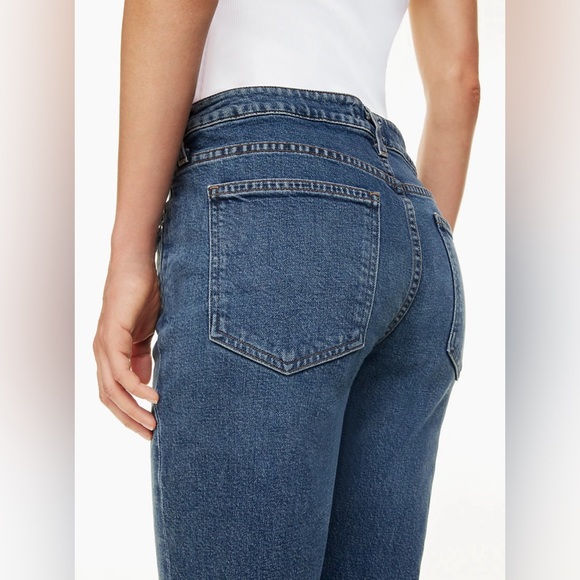 NEW! AGOLDE Devon Low Rise Denim Jeans Prophecy Blue SZ 24 - Picture 9 of 16
